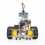LinkMejor Smart Robot Car Starter Kit For Arduino Programming Electronic 4WD Robot Car Robotics Educational Kits