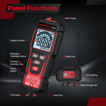 LinkMejor HT82A Smart Digital Multimeter 4000 Counts Auto Ranging True RMS AC DC Voltage Tester LED Backlit Continuity Phase Test Multimeter