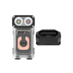 LinkMejor X3 Owl 700LM Mini LED Keychain Flashlight 180° Rotating Head Best EDC Flashlight Wireless Charging Base Ultra-light Weight Mini Torch Camping Tent Lamp