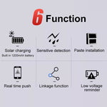Tuya Smart Zigbe Rain Sensor With Light Detector Solar Operated IP65 Outdoor Waterproof Rain Detector Smart life Remote Control