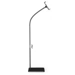 Universal Telescopic Floor Phone Tablet Stand with Adjustable Flexible Tube 55-100cm Adjustable Height Heavy Duty Metal Base with Flexible Arm for Watching Movies Bedroom Living Room