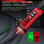 LinkMejor HT102B Non-Contact Voltage Tester AC 12-1000V Dual Sensitivity LCD Display Sound And Light Alarm Electric Test Pen