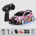 Hstar D24-04Q1- D24-04S7 RTR 1/24 2.4G 4WD Drift RC Car Gyro Mini Full Proportional LED Light Remote Control High-Speed Motor On-Road Racing Vehicle Model Boys Gifts Toys