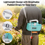 LinkMejor Electric Sprayer 1.35 Gallon 7.4V Battery Powered Garden Sprayer With 4 Nozzles 6 Spray Modes USB Type-C Charging