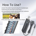 FT-891 Fence Ranch Voltage Tester 700V-8000V Ranch Farm Fence Pressure Gauge Detector Portable Fencing Energizer Voltage Meter