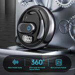 F206 TWS Headset Wireless bluetooth 5.49 Earphone 13mm Large Speaker 3D Stereo Surround Sound Dual Microphones Call Noise Cancelling 60H Playback LED Digital Display Magnetic Adsorption Touch Control Earhooks Sports Headphones