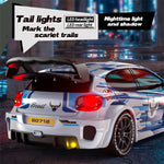 LinkMejor SG718 RTR 1/24 2.4G 4WD Drift RC Car Mini LED Light Remote Control High Speed On-Road Racing Vehicle Model Boys Gifts Toys