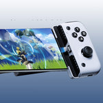 LinkMejor M05 Wired Type-C Mobile Phone Controller bluetooth Stretchable Mobile Gamepad with Hall Linear Triggers 3D Joystick Support Vibration Turbo Function 100-173mm Extendable