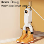 Portable Electric Shoe Dryer with Timer and Handle Multi Functional Boot Dryer Constant Temperature and Fast Drying for Socks and Gloves Rainy Seasons