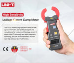 LinkMejor UT251C Electric Leak Clamp Meter 600A High Precision Auto Range Amperometric Clamp Professional LCD Digital Ammeter RS-232 Interface Overload Protection