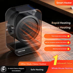 IPRee 220V Desktop Warm Air Heater Quick Heating 90° Adjustable Household Radiator For Home Office Use Winter Heating Appliance