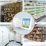 TS-8082 Wireless Temperature Humidity Monitor Dual Channel Refrigerator Thermometer with Backlight High Low Alarm Max Min Records -40℃ Wide Range Cold Chain Monitoring Alarms