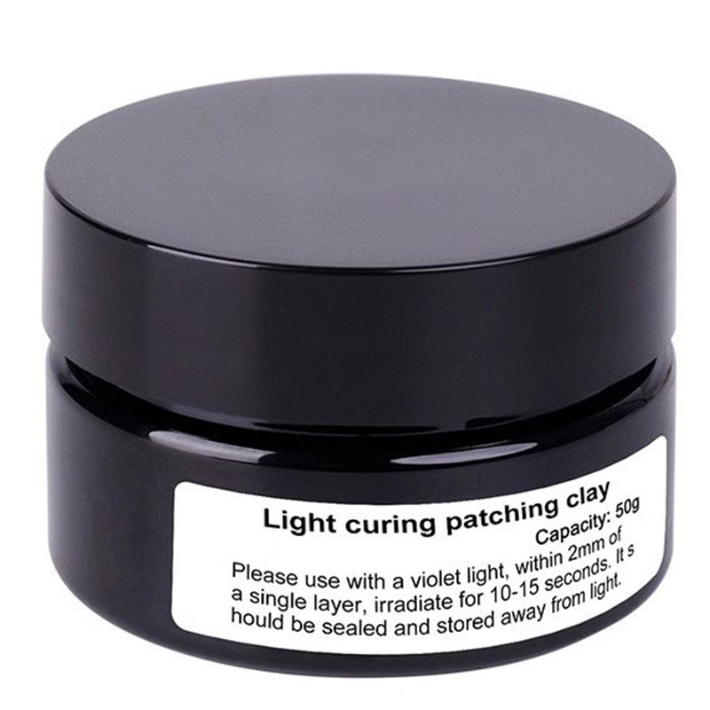 Ultra Violet Curing Putty Quick Curling Ultra Violet Curable Clay Easy Shaping High Hardness Multipurpose for Crafts Nail Art