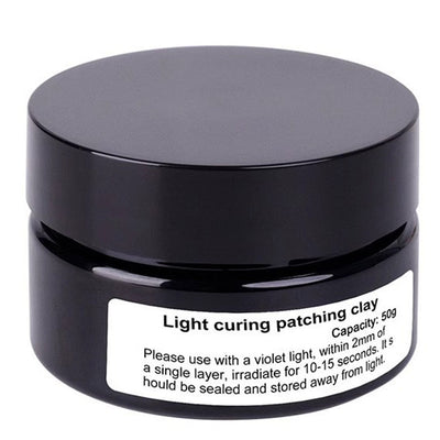 Ultra Violet Curing Putty Quick Curling Ultra Violet Curable Clay Easy Shaping High Hardness Multipurpose for Crafts Nail Art