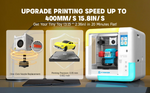[EU/US Direct]AOSEED X-MAKER AI Kids' 3D Printer V4.0 with 4 PLA Filaments Fully Enclosed 0.05mm High Precision 400mm/s Fast Printing 150×150×150mm Build Volume Kids-Friendly with 16+ Creative Design Apps