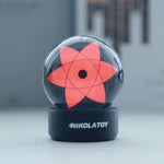 LinkMejor Kaleidoscope Sharingan Crystal Ball Rechargeable LED Music Rhythm Display Desktop Ornament Science Discovery Toys Gifts