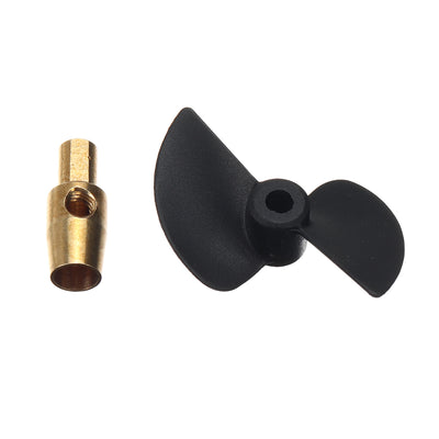 LinkMejor UDI021 Eachine EBT04 RC Boat Parts Propeller Two Blades w/ Copper Sleeve UDI021-06 Vehicles Models Spare Accessories