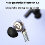 LinkMejor GT17 TWS Earbuds bluetooth 5.4 Earphone ENC Noise Cancelling 10mm Drivers Unit 24H Playback Low Game Delay In-ear Sports Headphones