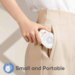 ABM01 2.4GHz Wireless Baby Monitor Audio Small Portable Babyphone Monitor Two-way Audio Function Intercom Rechargeable Battery Smart Sleep Timer
