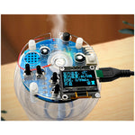 LinkMejor Atomizing Humidifier Kit DC5V OLED Display Real Time Monitoring DIY Circuit Board Easy Assembly