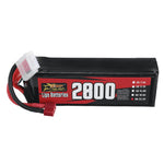 LinkMejor Power 22.2V 2800mAh 100C 6S LiPo Battery T Plug for RC Car