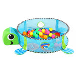Cute Turtle Baby 3in1 Play Mat For Children Crawling Gym Mat Blanket Infant Play Rug Kid Activity Mat Baby Tapete Infant Fitness