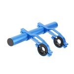 LinkMejor Detachable Bike Extended Bracket Aluminum Alloy Firmly Waterproof Rust-proof Lightweight Double Bars Suit for 20-30mm Handlebar