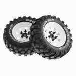 4PCS Off Road Tires Wheel 1.9 inch for 1/8 RC Racing Crawler Car FMS NT4 SCX10 W136 RC Car Parts Hex Adapte