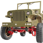 Upgraded Full Metal Front Rear Door Bridge Axle for JJRC C8815 1/10 Willys Army Truck Retro RC Car Vehicles Models Spare Parts Accessories