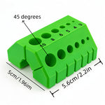 3D Printed Plastic Drilling Guide Portable Electric Drill Accessory Accurate 45° 90° Angles Woodworking Tool Frame Deck Construction Multi Drill Bit Compatibility
