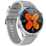 MT900 1.56-inch AMOLED Display ECG+PPG Voice Assistant LED Flashlight bluetooth Call Heart Rate Blood Pressure Blood Oxygen Monitor Sleep Monitoring Blood Glucose Testing SOS Emergency Call Multi-sport Modes IP67 Waterproof Smart Watch