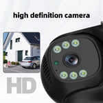 8MP 5X Zoom AOV Solar Security Camera Multi-view Wireless Outdoor Cam 4G HD 360° View Color Night Vision AI Human Detection Red Blue Alarm IP66 Waterproof for Home Safety