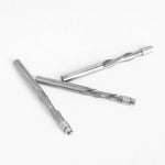 LinkMejor 1/4 Inch 6.35mm Shank Solid Carbide Top Bearing Guided Two Flute Flush Trim Router Bits Woodworking Milling Cutters End Mill