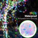 LinkMejor 5m~20m Smart RGBIC LED String Lights Music Sync IP68 Waterproof APP/Remote/Voice Control With Alexa/Google Christmas Decoration