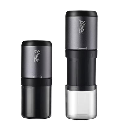 Bincoo Portable Electric Coffee Grinder Wireless USB Chargeable Professional Stainless Steel Burr Grinder Milling Machine