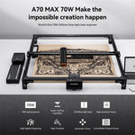 [EU/US Direct]Atomstack A70 Max 70W Desktop CNC Laser Engraver Autofocus Metal Acrylic Wood Cutting Engraving Machine 850*800mm Large Working Area