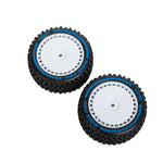 2PCS JIUSI WB12 PRO 1/12 RC Car Parts Front Rear Tires Wheel Rims Pre-Glued Vehicles Models Spare Accessories RC14109 RC14112