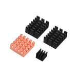 Acrylic Protective Shell Cooling Fan Aluminum Heat Sink Pure Copper for Raspberry Pi 5 Development Board