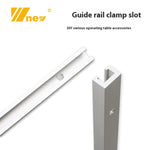 LinkMejor Woodworking 19*12.7mm T Track with Predrilled Mounting Holes for Quick Ratchet Rail Clamps for M6/M8 Slot Hold Down Clamps Featherboard