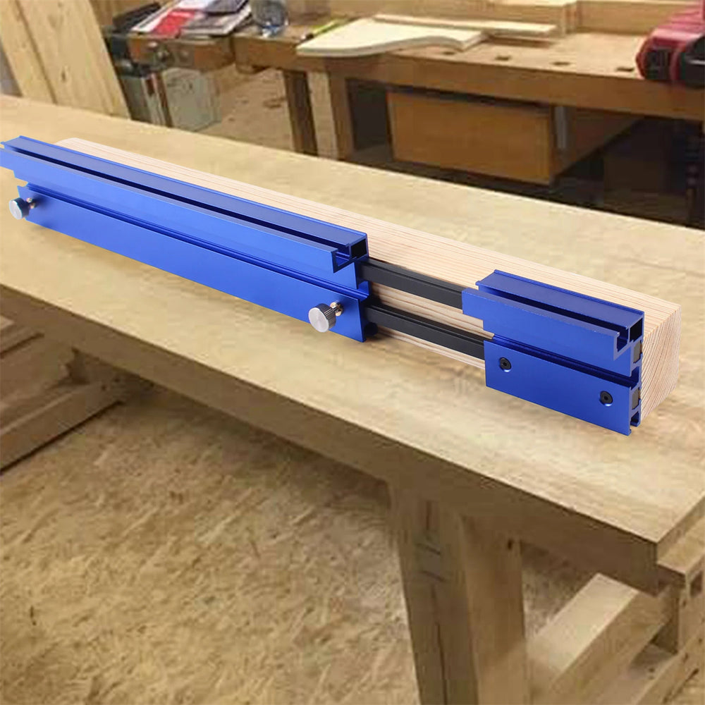75 Type Woodworking Profile Router Fence Aluminum Telescoping Miter Gauge Fence T-Track Fence 50-87cm Adjustable Length
