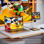 LinkMejor AD208SE 4K UHD HDM Digital Microscope 5x-1500X Magnification 10.1 Inch 3840PX2160P IPS Screen Support for Electronics Repair Coin Inspection High Definition Media Interface