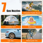 20PSI Electric SUP Air Pump 120W High Pressure Portable Air Inflator Deflator Quick Inflation with Auto-Off 12V DC for Stand Up Paddle Boards Boats Car Tires
