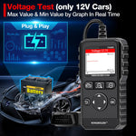 Kingbolen YA200 OBD2 Scanner Multi-Language Car Diagnostic Tool Engine Code Reader DTC Lookup Voltage Test Life Free Update