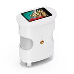 1000Pixels Pocket Microscope for Kids with 4K 2.0" Screen Digital Handheld Rechargeable Portable Science Toy STEM Educational Gift