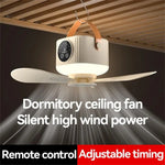 IPRee 2 in 1 Portable Fan Camping Light 3600mAh Rechargeable Outdoor Camping Tent Fan New Remote Control Household Ceiling Fan Lighting