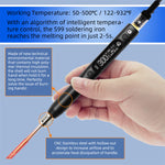 LinkMejor S99 Soldering Iron Support PD|QC|DC|PPS Power Supply Compatible with C245 Tip for Drone RC Model Welding Repair Tool Anti-static Welding Pen