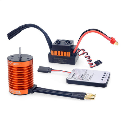 LinkMejor F540 Brushless Motor 60A ESC LED Program Card Combo for 1/12 1/14 RC Crawler Car Vehicles Model Spare Parts