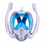 Double Tube Silicone Full Dry Diving Goggles Diving Equipment Snorkeling Goggles Adult Swimming Glasses Diving Goggles Self Contained Underwater Breathing