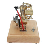 LinkMejor EM2 Flyball Governor Hie & Mis Gas Vertical Engine Model Upgraded Version Engine Collection