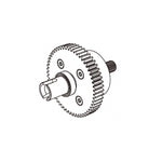 LinkMejor 7303 RC Car Orginal Parts Center Front Rear Differential P73420C